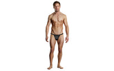 Male Power Rip Off Mens Thong With Studs Black Jocks and G-Strings
